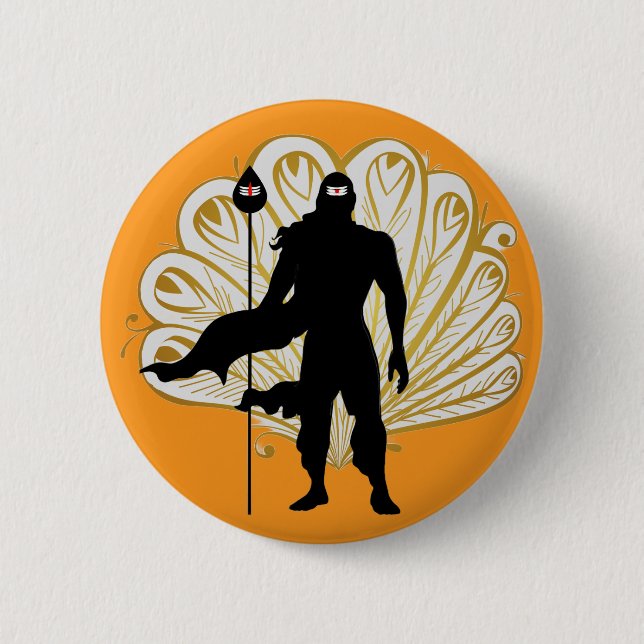 Chapa Redonda De 5 Cm Lord Muruga (Anverso)