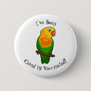 Chapa Redonda De 5 Cm Loro personalizado