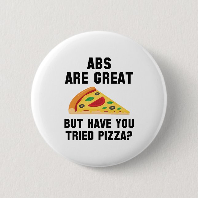 Chapa Redonda De 5 Cm Los abs son grandes (Anverso)