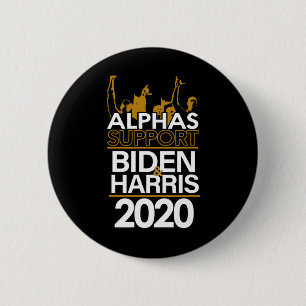 Chapa Redonda De 5 Cm Los Alpes Apoyan A Biden Y Harris 2020