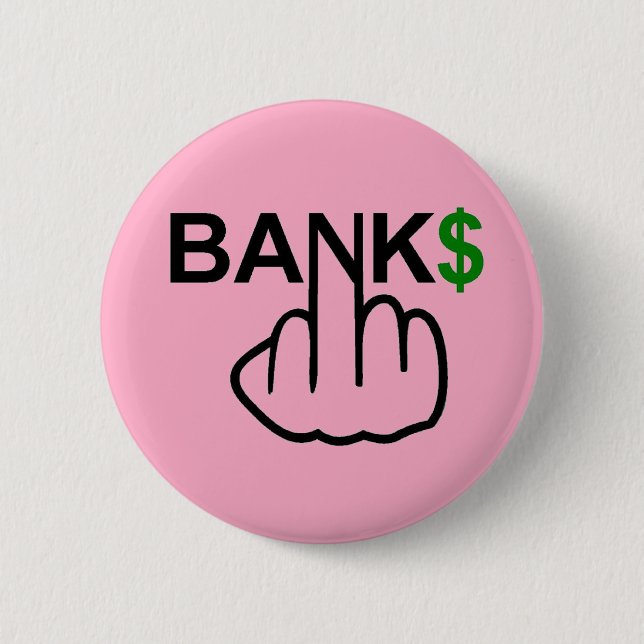 Chapa Redonda De 5 Cm Los bancos de botones giran (Anverso)