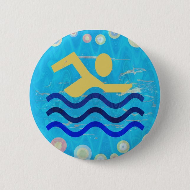 Chapa Redonda De 5 Cm Los BOTONES refrescan mente en épocas calientes (Anverso)