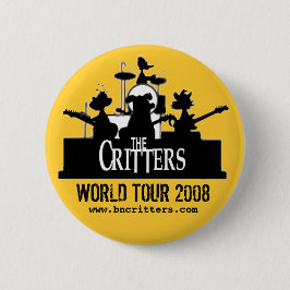 Chapa Redonda De 5 Cm ¡Los Critters! botones del concierto