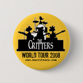 Chapa Redonda De 5 Cm ¡Los Critters! botones del concierto