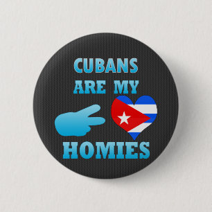 Chapa Redonda De 5 Cm Los cubanos son mi Homies