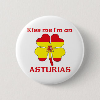 Chapa Redonda De 5 Cm Los españoles personalizados me besan que soy