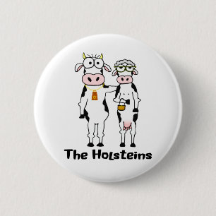Chapa Redonda De 5 Cm Los Holsteins