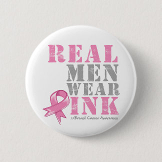 Chapa Redonda De 5 Cm Los Hombres Reales Usan Rosa