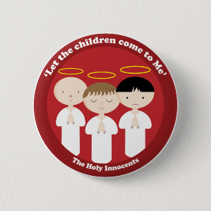 Chapa Redonda De 5 Cm Los Innocents santos