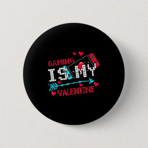 Chapa Redonda De 5 Cm Los juegos son divertidos para San Valentín, amor