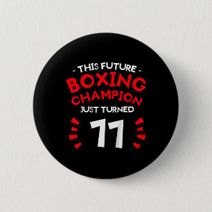 Chapa Redonda De 5 Cm Los niños de este futuro campeón de boxeo acaban d