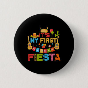 Chapa Redonda De 5 Cm Los niños son mi primer cumpleaños de Fiesta Cinco