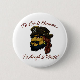 Chapa Redonda De 5 Cm ¡Los piratas GOBERNAN!