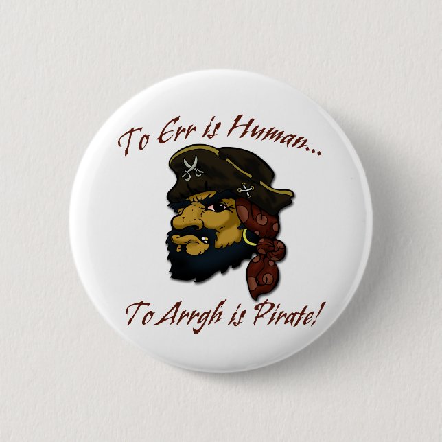 Chapa Redonda De 5 Cm ¡Los piratas GOBERNAN! (Anverso)