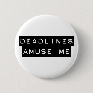 Chapa Redonda De 5 Cm Los plazos me divierten