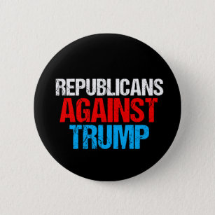 Chapa Redonda De 5 Cm Los republicanos contra Donald Trump audaces
