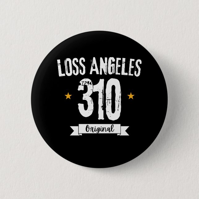 Chapa Redonda De 5 Cm Loss Angeles california (Anverso)