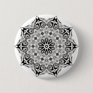 Chapa Redonda De 5 Cm Loto de los grises