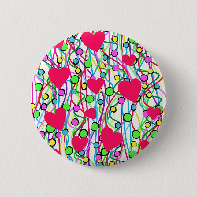 Chapa Redonda De 5 Cm Love (Anverso)