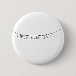 Chapa Redonda De 5 Cm Love Like Jesus