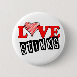 Chapa Redonda De 5 Cm Love Stinks