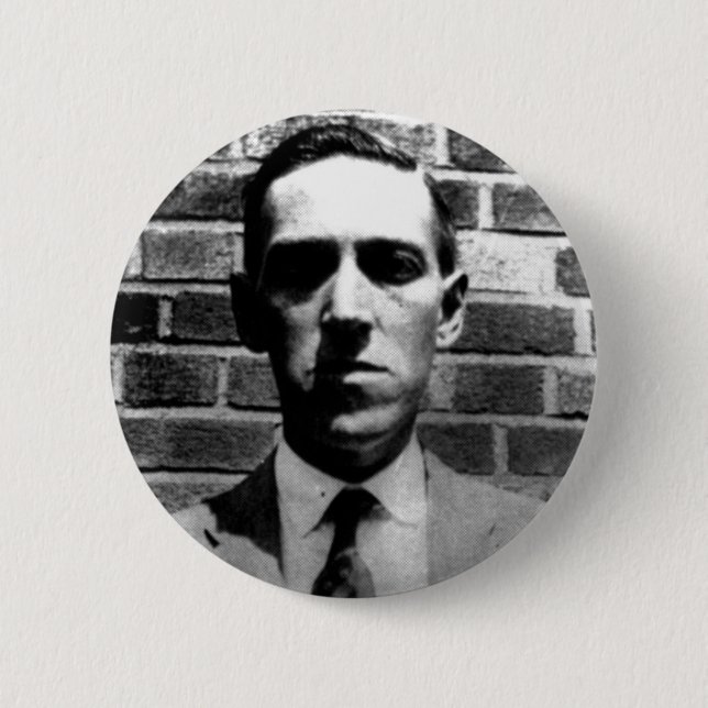 Chapa Redonda De 5 Cm Lovecraft (Anverso)