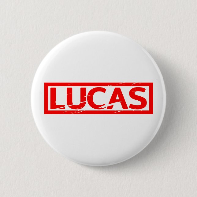 Chapa Redonda De 5 Cm Lucas Stamp (Anverso)