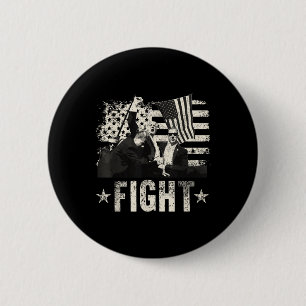 Chapa Redonda De 5 Cm Lucha contra Donald Trump en 2024