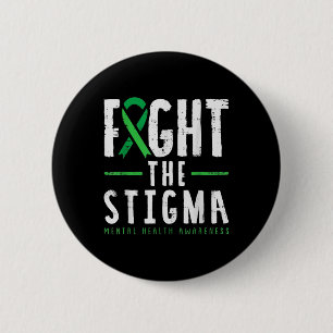 Chapa Redonda De 5 Cm Lucha contra el estigma: regalo de concienciación 