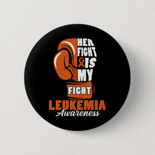 Chapa Redonda De 5 Cm Lucha contra la leucemia, apoyo al mes de la toma 