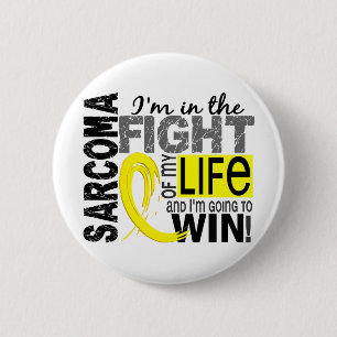Chapa Redonda De 5 Cm Lucha de mi sarcoma de la vida