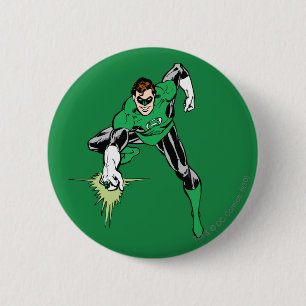 Chapa Redonda De 5 Cm Lucha verde de la linterna