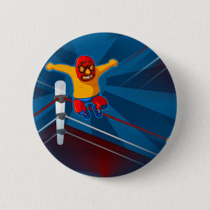Chapa Redonda De 5 Cm luchador
