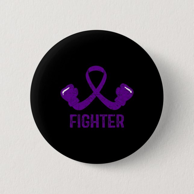 Chapa Redonda De 5 Cm Luchador de conciencia (Anverso)