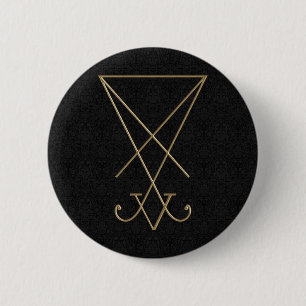 Chapa Redonda De 5 Cm Lucifer Alchemy Sigil Arte Gótico