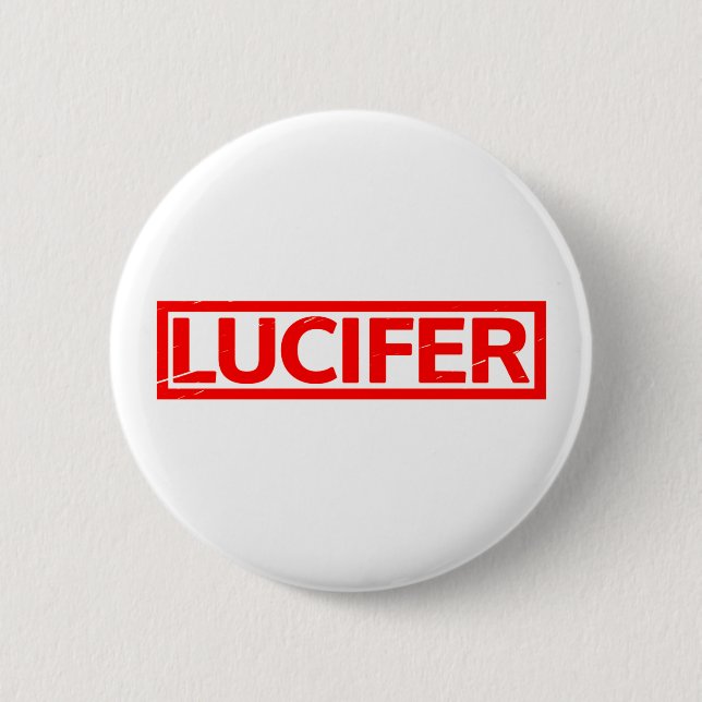 Chapa Redonda De 5 Cm Lucifer Stamp (Anverso)
