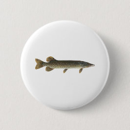 Chapa Redonda De 5 Cm Lucio europeo