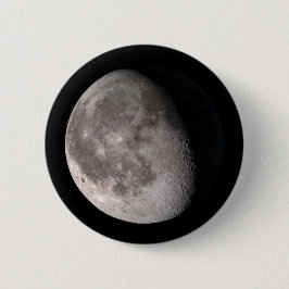 Chapa Redonda De 5 Cm Luna gibbbica meneante