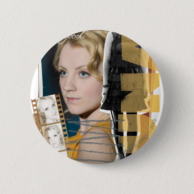 Chapa Redonda De 5 Cm Luna Lovegood (Anverso)