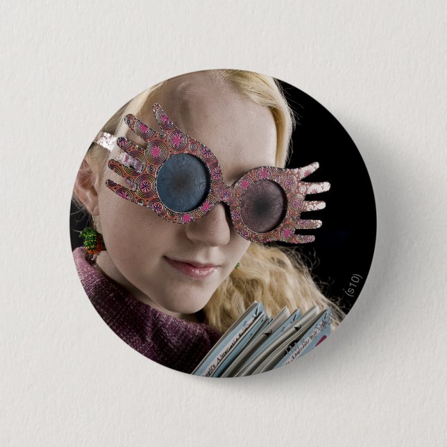 Chapa Redonda De 5 Cm Luna Lovegood 2 (Anverso)