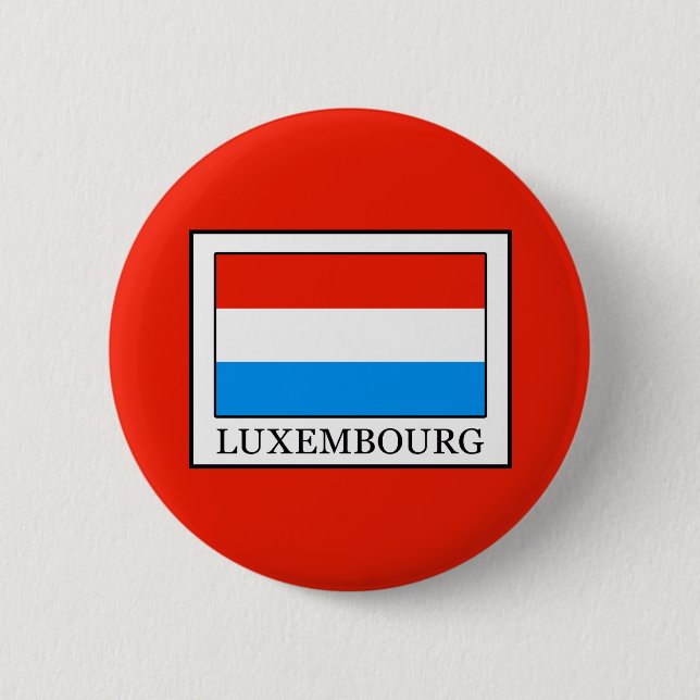Chapa Redonda De 5 Cm Luxemburgo (Anverso)