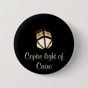 Chapa Redonda De 5 Cm luz copta