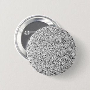 Chapa Redonda De 5 Cm Luz gris plateada brillo destellos