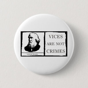 Chapa Redonda De 5 Cm Lysander Spooner