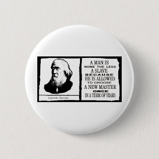 Chapa Redonda De 5 Cm Lysander Spooner
