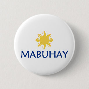 Chapa Redonda De 5 Cm Mabuhay