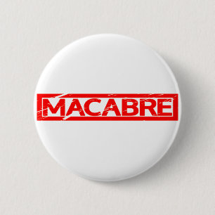 Chapa Redonda De 5 Cm Macabre Stamp