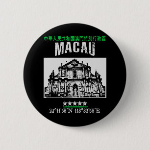 Chapa Redonda De 5 Cm Macao