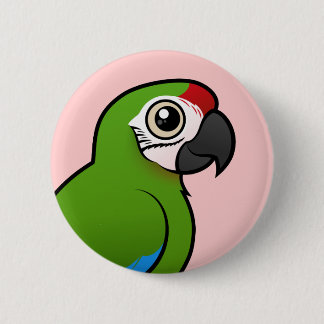 Chapa Redonda De 5 Cm Macaw militar