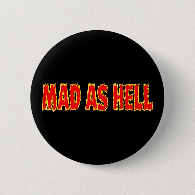 CHAPA REDONDA DE 5 CM MAD AS HELL (Anverso)